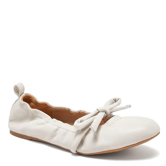 Silent D | Bella Ballet Flat in Oatmilk Leather Size 42 - Picture 2 of 9